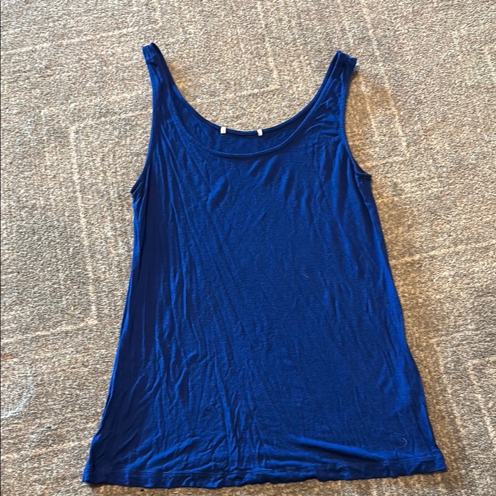 Blue Sleeveless Top